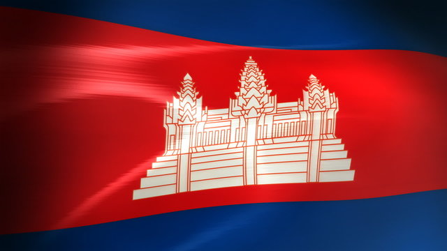 Cambodia Flag - HD Loop