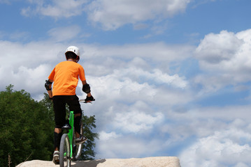 cycliste bicross