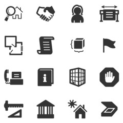 Building black web icons