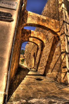 Stone Archways in Mdina