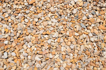 Crushed stone.