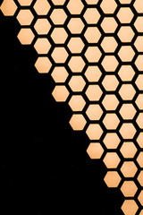metalic honeycomb background - 15900570