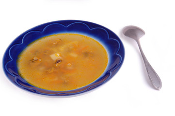 soup in a dish