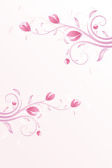 Fototapeta na wymiar Summer background in pink
