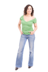 Fototapeta premium Beautiful woman posing