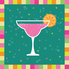 pink cocktail