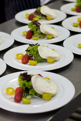 Salat in der Vorbereitung