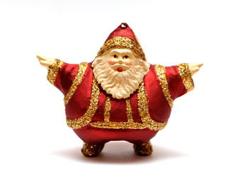 Santa Claus wide open