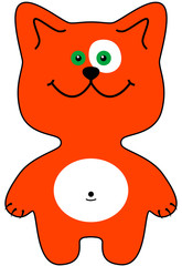 Cartoon cat