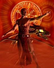 Poster Draken De tovenaar - Spellcasting