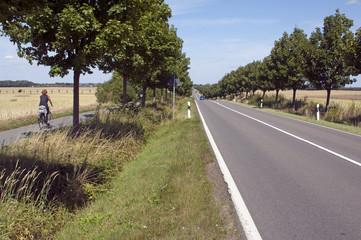 Landstraße bei Schwerin