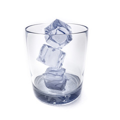 glass with ice