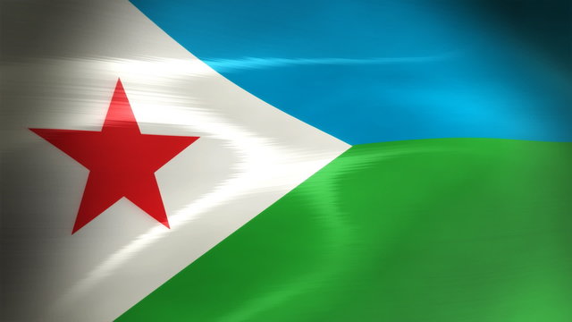 Djibouti Flag - HD Loop