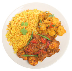 Indian Chicken Curry Meal