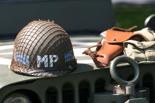 WW2 American MP's helmet