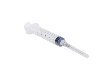 Fototapeta premium White injection isolated
