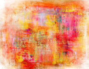 Hand-painted background. SELF MADE.