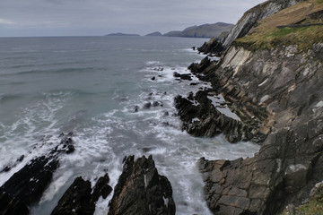 Fototapeta na wymiar Ireland seashore at Dingle peninsula