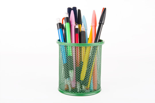 pen and pencils container