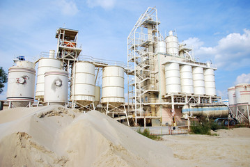 Obraz premium white factory