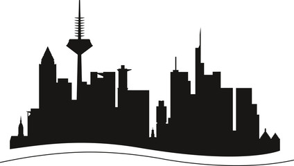 Frankfurt Silhouette Frankfurt Silhouette