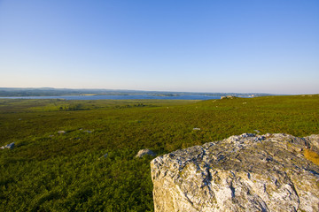 view of a landscape in brittany