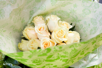 verpackte Rosen