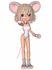 Cute Toon Figure - Mouse