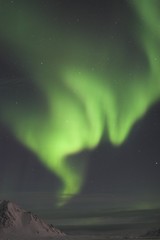 Northern lights, Svalbard, Spitsbergen