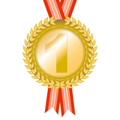 Goldmedaille Platz 1