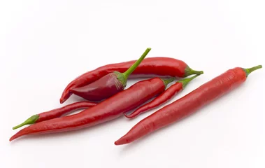 Fotobehang chili peppers © Irina Ukrainets