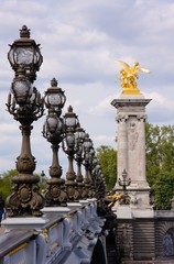 Fototapeta na wymiar Aleksander III Most (Paryż)