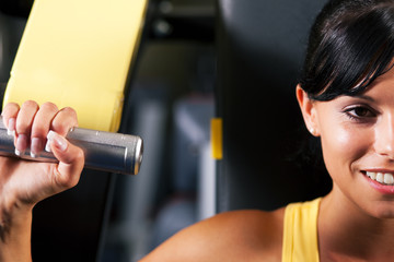 Fototapeta premium Workout in gym