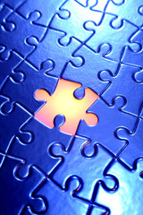 Piece missing from jigsaw puzzle