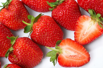 Obraz na płótnie Canvas Fresh and tasty strawberries