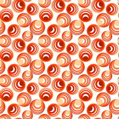 Seamless vector texture with red circles