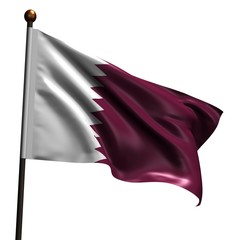 High resolution flag of Qatar