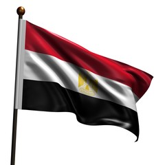 High resolution flag of Egypt