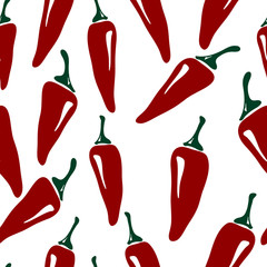 Seamless Chili Pepper wallpaper