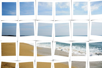 Polaroid spiaggia