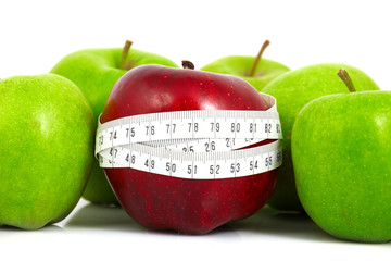 apples measured  the meter, sports apples
