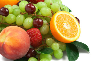 Still-life of fresh fruit