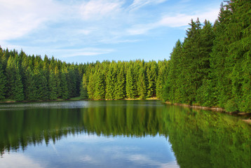 Fototapeta na wymiar Jezioro w Harz
