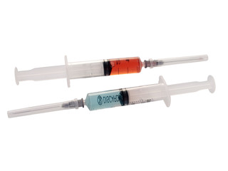 Fototapeta premium Filed syringes
