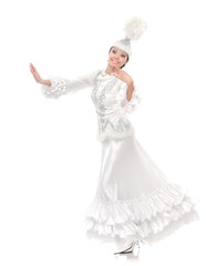Naklejka premium Dancing girl