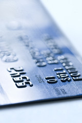 credit card close up