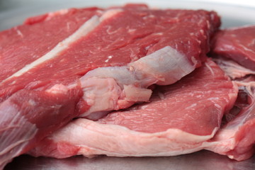 Raw beef meat
