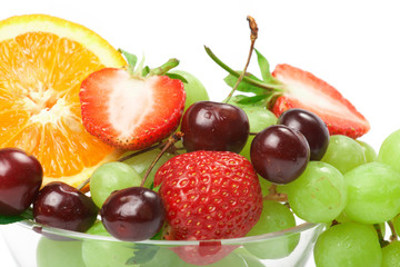 Still-life of fresh fruit