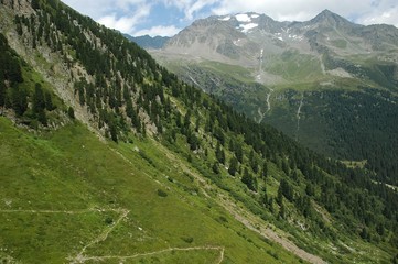 Fototapeta na wymiar Stubai Alpy