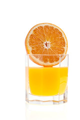 Orange and juice